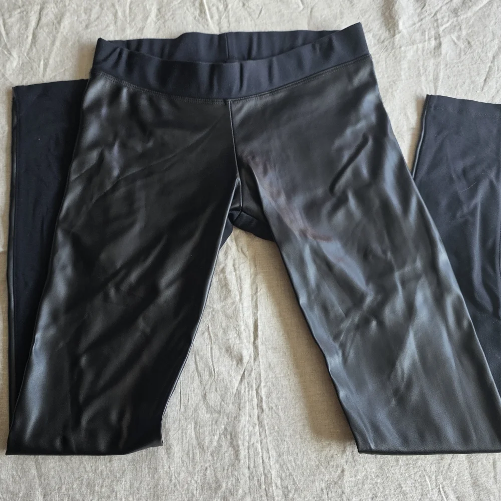 Vegan Leather Leggings By Hatch Sz S